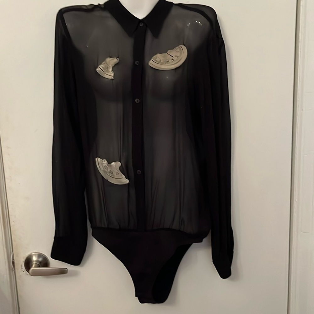 Rosa Cha100% silk bodysuit.Made in Europe